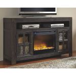 Gavelston 61" TV Stand with Fireplace Option - Image 2