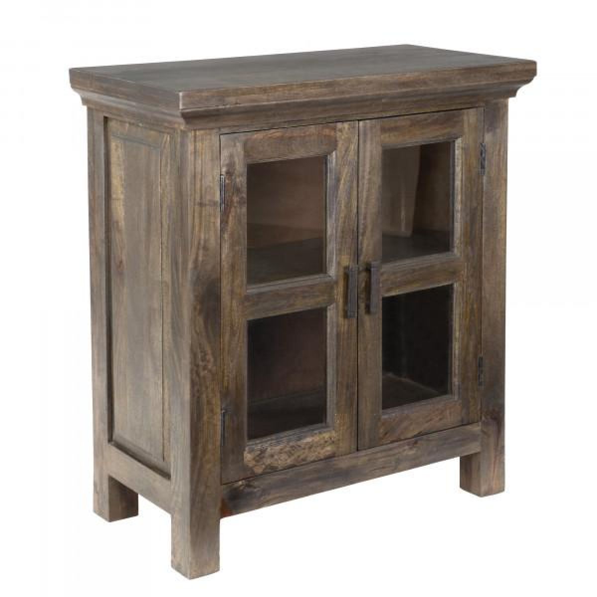 Solid Mango Wood Display Cabinet - Image 2