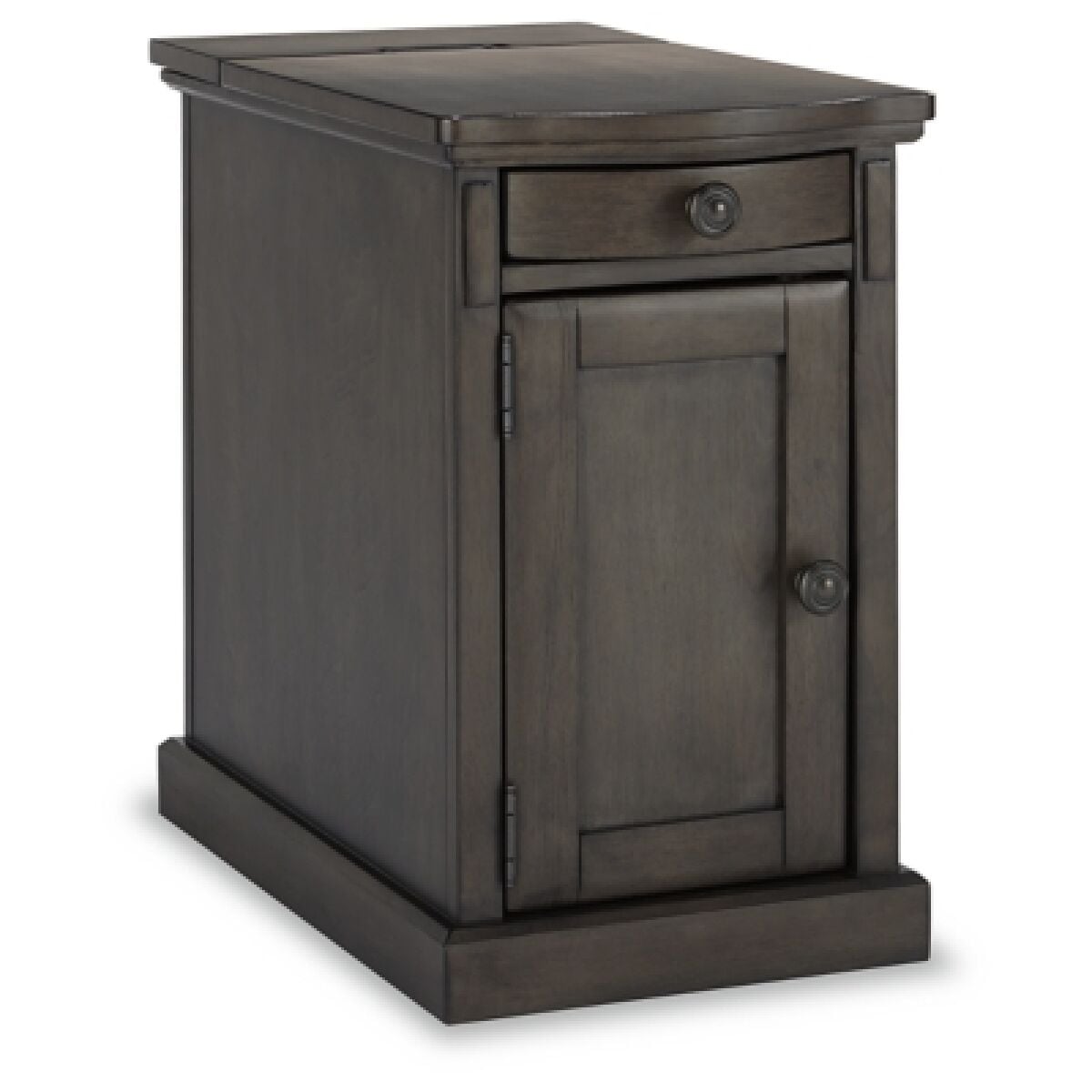 Laflorn Chairside End Table with USB Ports & Outlets - Image 2