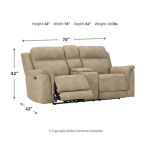 Next-Gen Durapella Power Reclining Loveseat with Console - Image 5