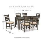 Rokane Dining Table and Chairs (Set of 7) - Image 5