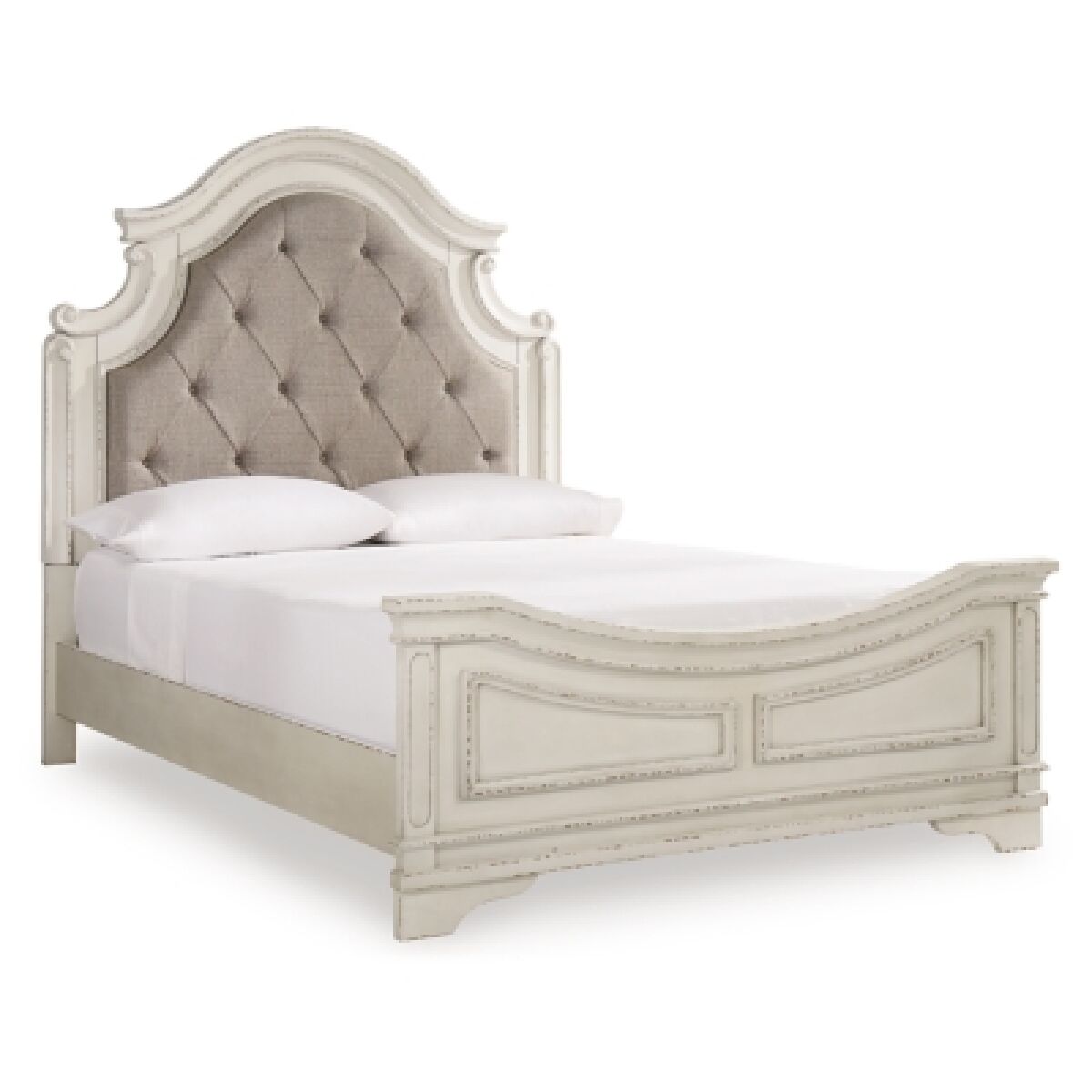 Realyn Queen Upholstered Panel Bed - Image 2