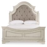 Realyn Queen Upholstered Panel Bed - Image 4
