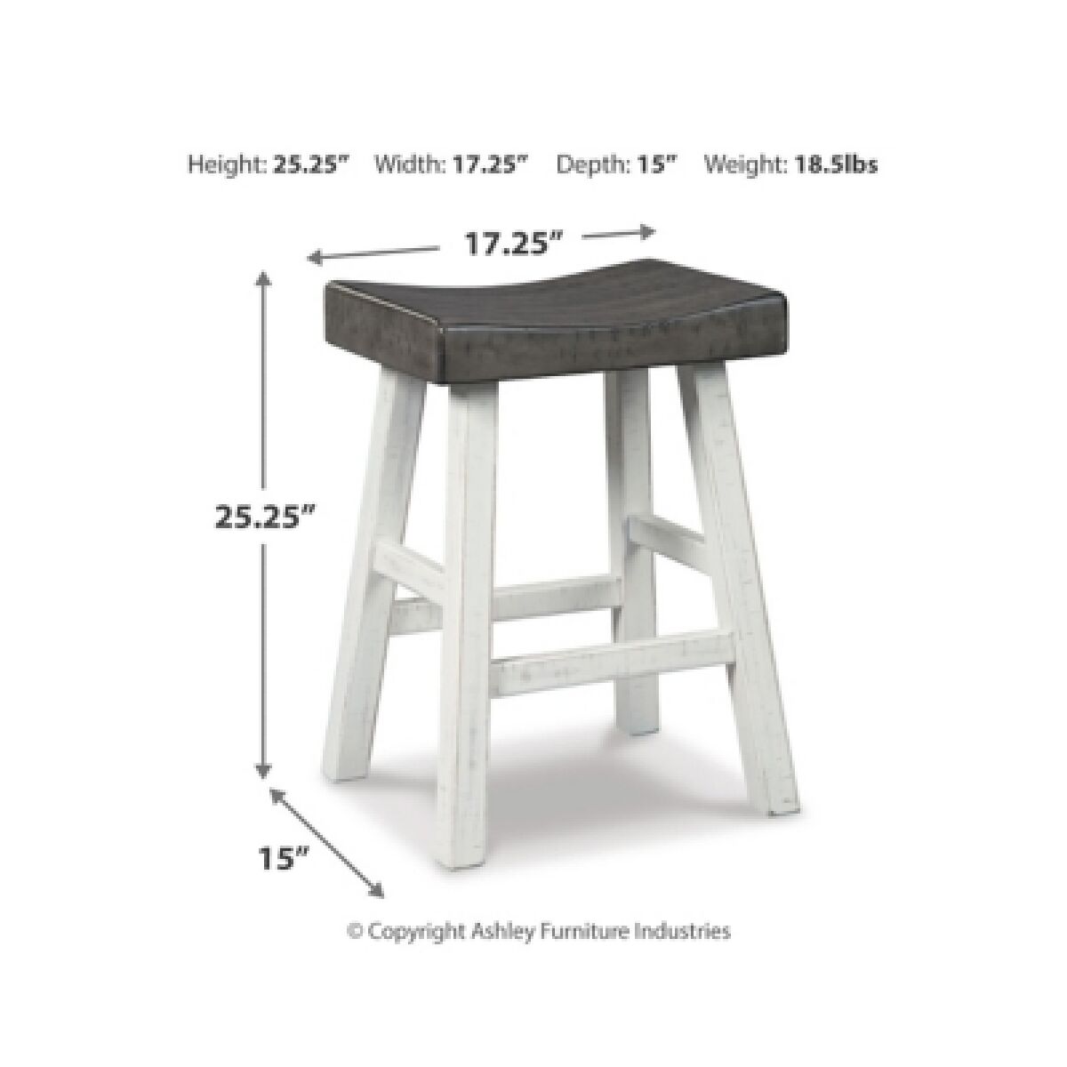 Glosco Counter Height Bar Stool - Image 5