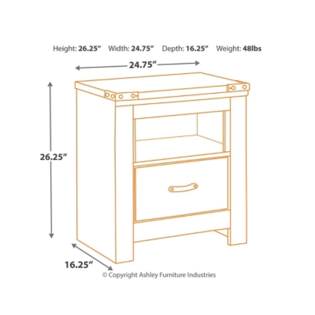 Trinell Nightstand - Image 5
