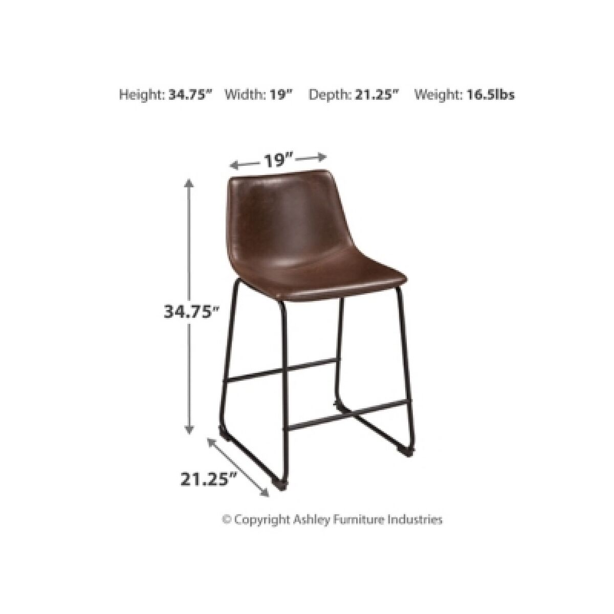 Centiar Counter Height Bar Stool - Image 4