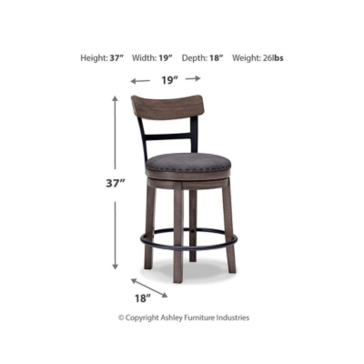 Caitbrook Counter Height Bar Stool - Image 12