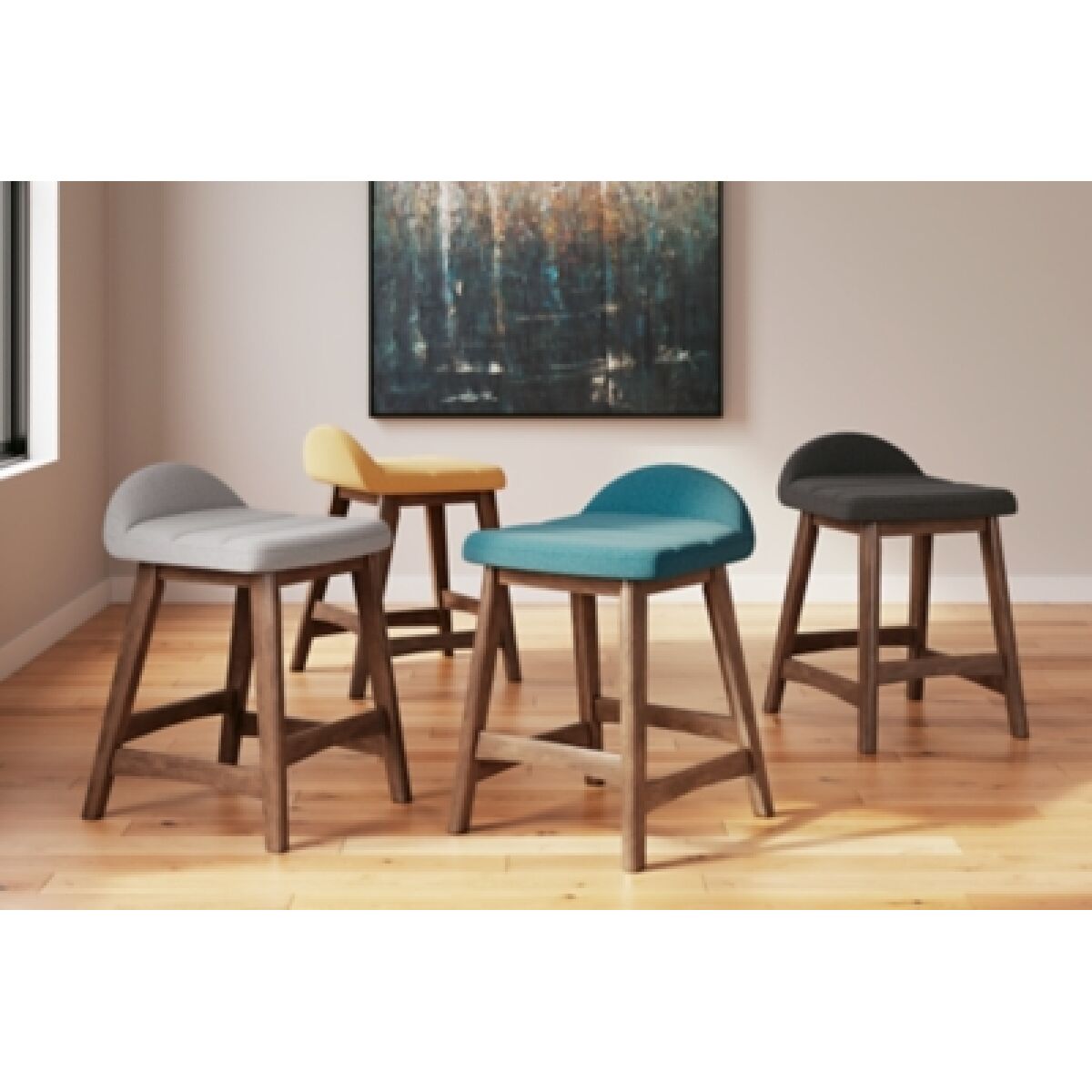 Lyncott Counter Height Bar Stool - Image 11
