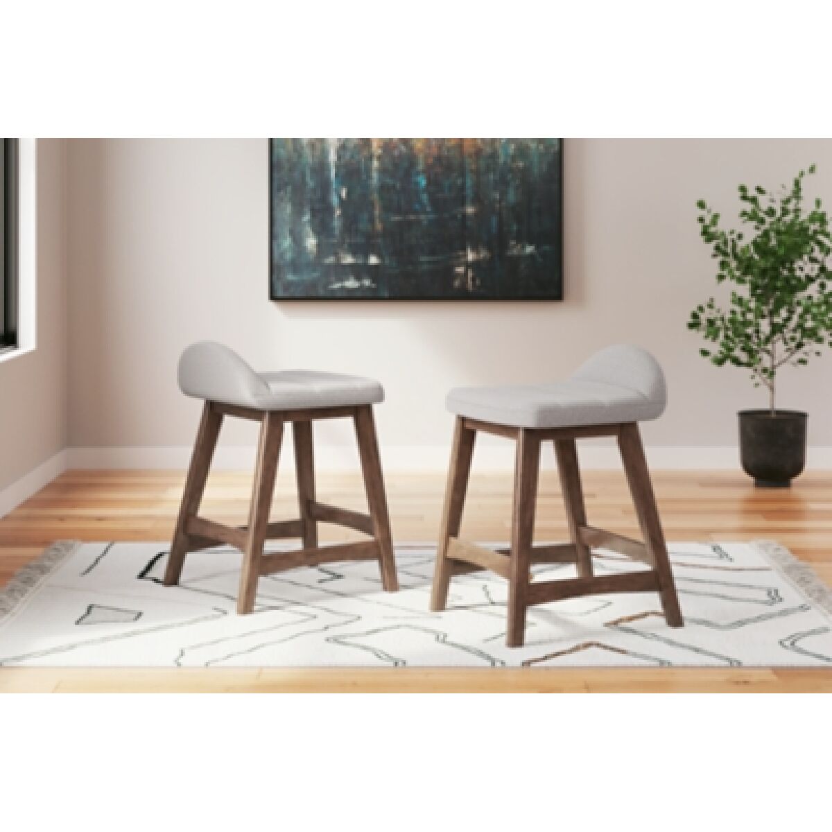 Lyncott Counter Height Bar Stool - Image 10