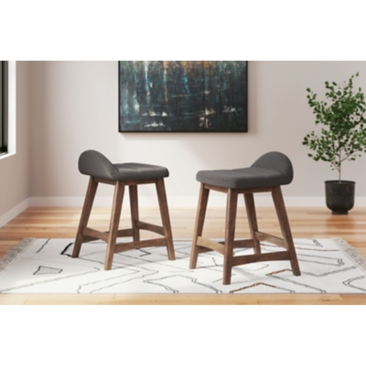 Lyncott Counter Height Bar Stool - Image 10