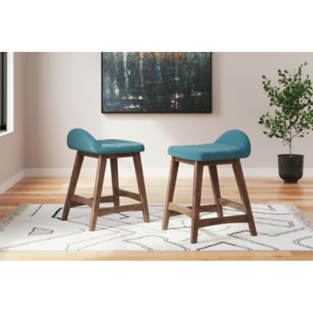Lyncott Counter Height Bar Stool - Image 10