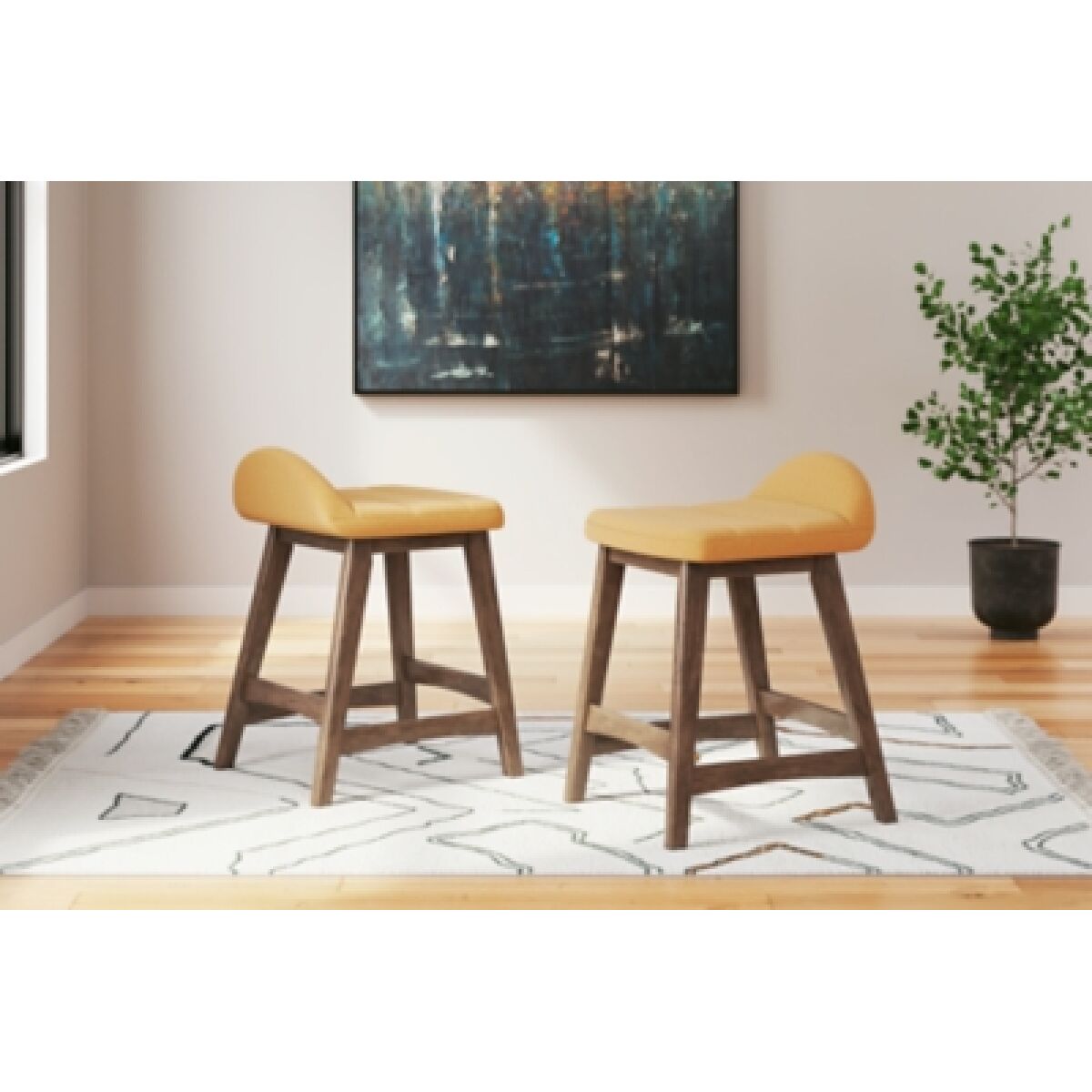 Lyncott Counter Height Bar Stool - Image 10