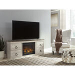 Willowton TV Stand with Electric Fireplace