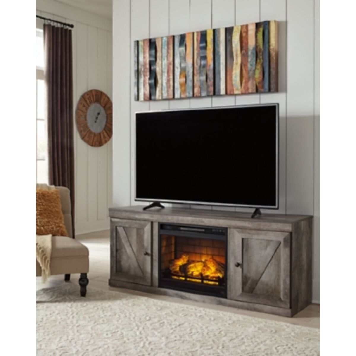 Wynnlow TV Stand with Electric Fireplace - Image 2