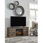 Trinell TV Stand with Electric Fireplace - Image 2