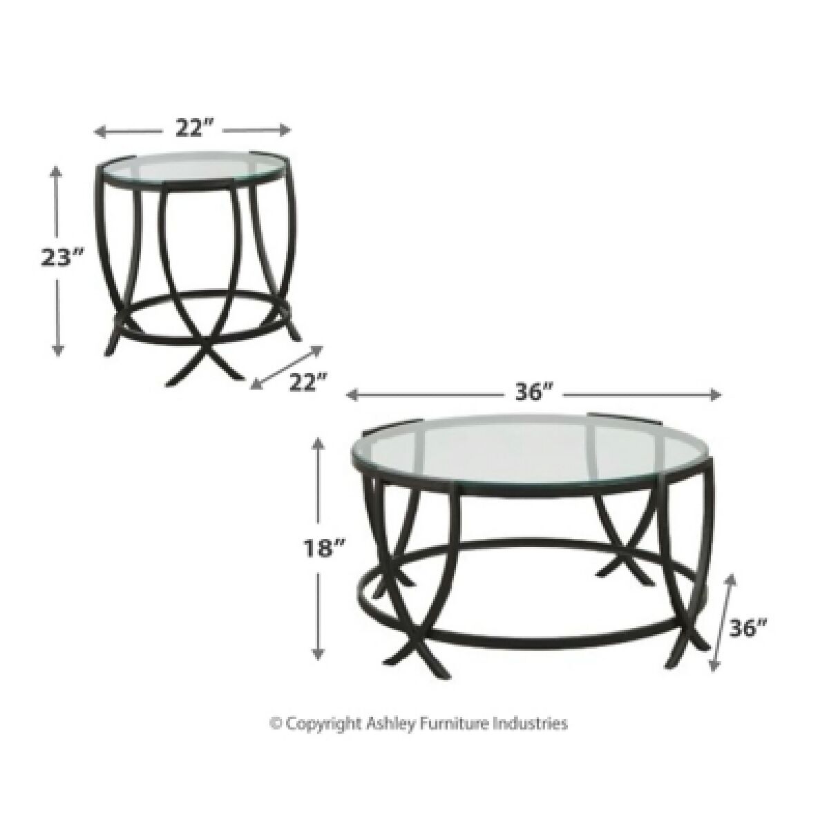 Tarrin Table (Set of 3) - Image 5