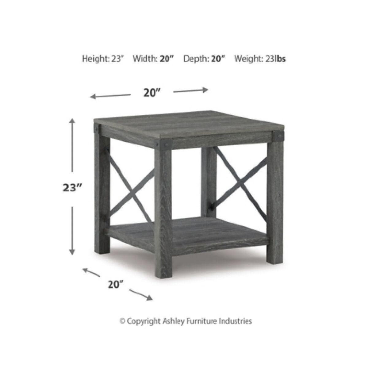 Freedan End Table - Image 7