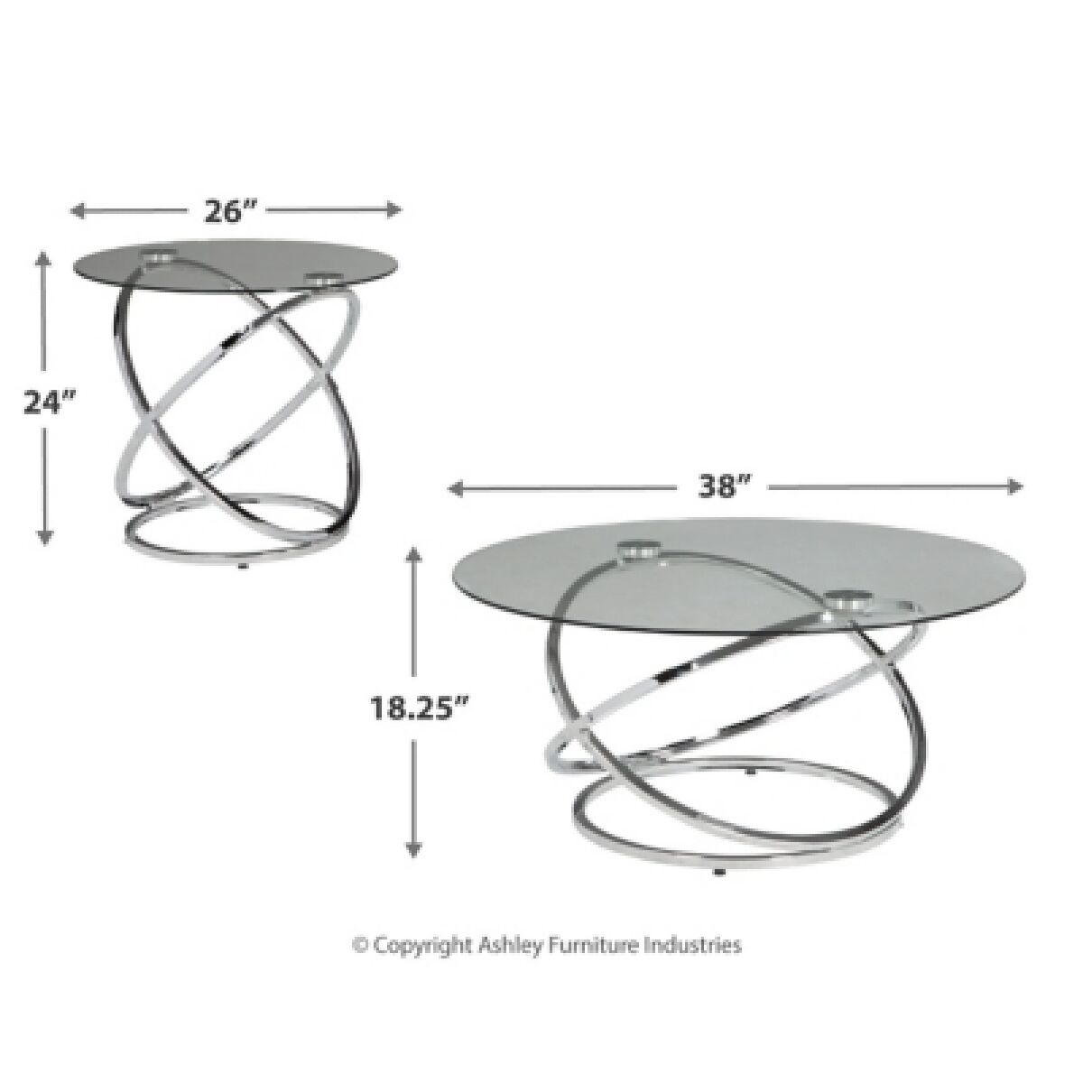 Hollynyx Table (Set of 3) - Image 6