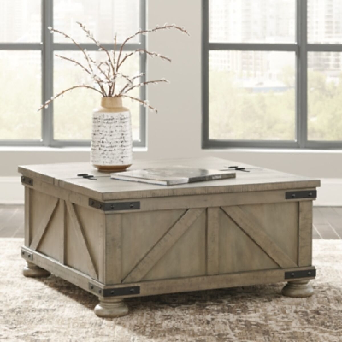Aldwin Coffee Table With Storage - Image 3