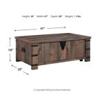 Hollum Lift-Top Coffee Table - Image 11