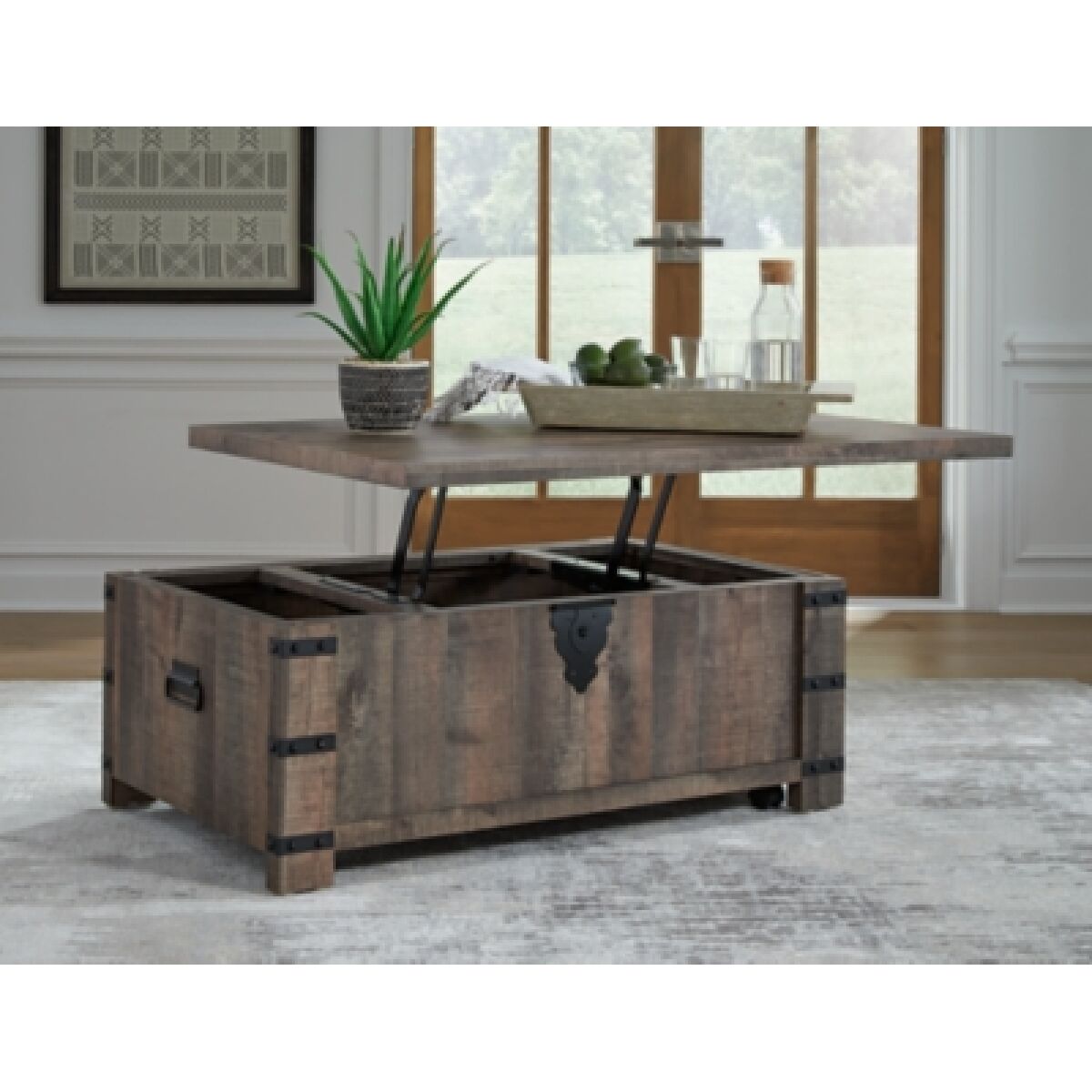 Hollum Lift-Top Coffee Table - Image 7
