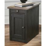 Tyler Creek Chairside End Table with USB Ports & Outlets - Image 3