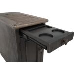 Tyler Creek Chairside End Table with USB Ports & Outlets - Image 10