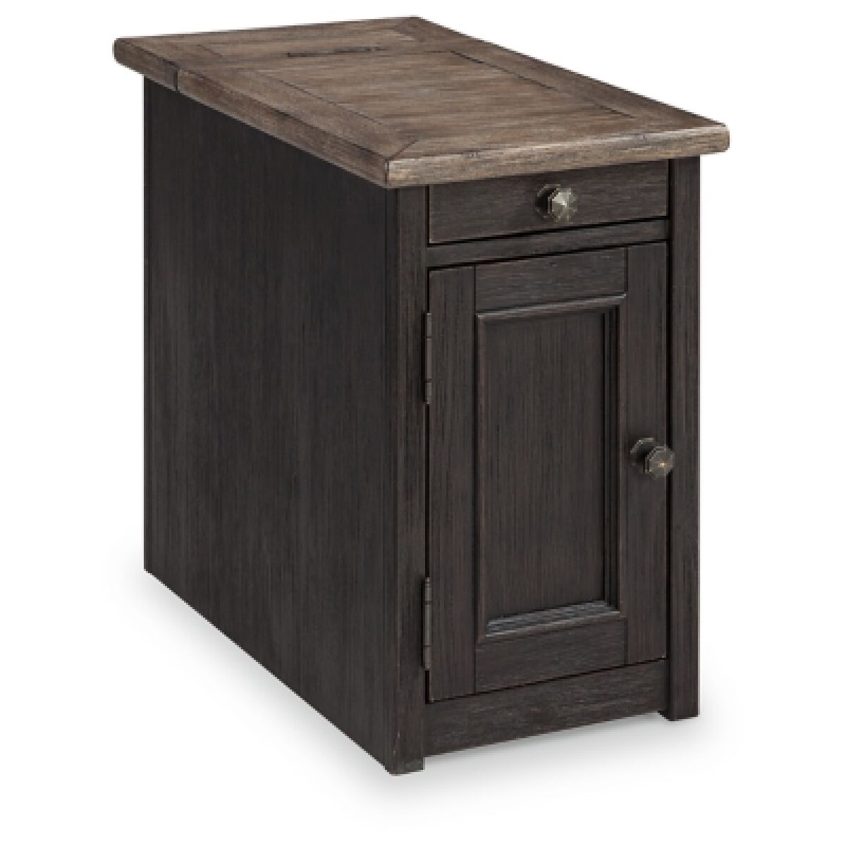 Tyler Creek Chairside End Table with USB Ports & Outlets - Image 2