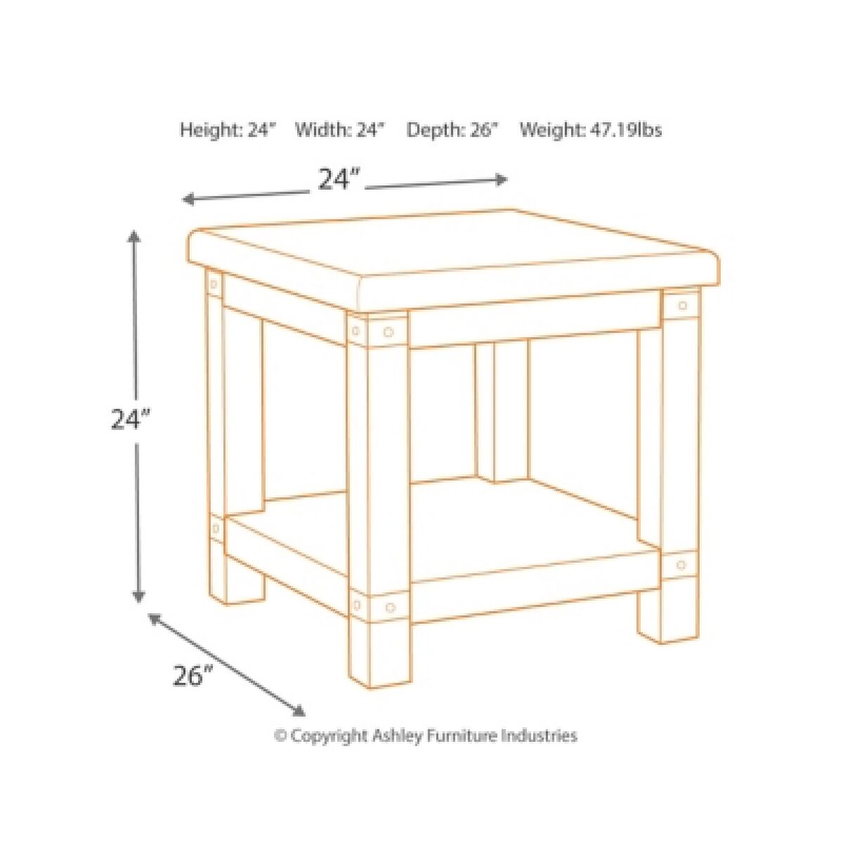 Carynhurst End Table - Image 9