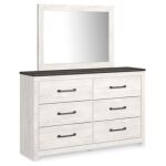 Gerridan King Panel Bed with Mirrored Dresser and Nightstand - Image 4