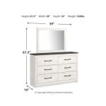 Gerridan Queen Bed with Mirrored Dresser and Nightstand - Image 18
