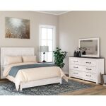 Gerridan Queen Bed with Mirrored Dresser and Nightstand - Image 2