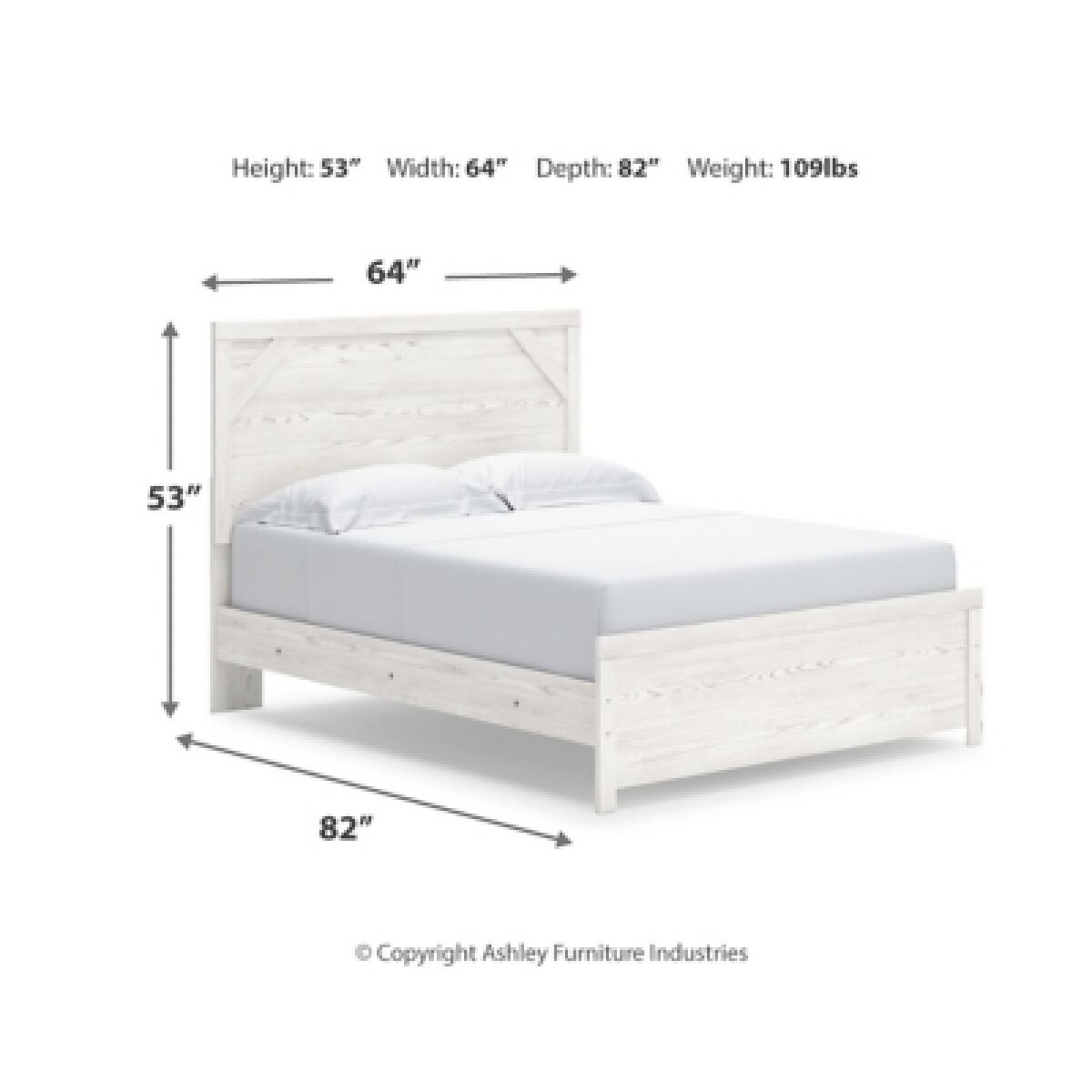 Gerridan Queen Bed with Mirrored Dresser and Nightstand - Image 19