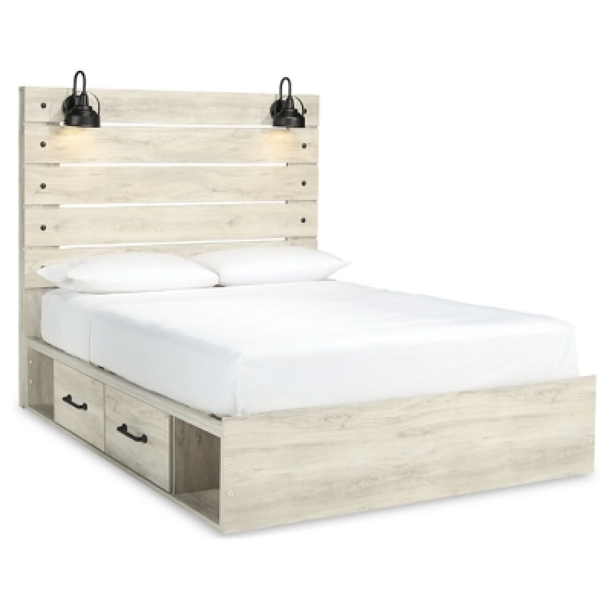 Cambeck Queen Panel Bed with Storage, Dresser, Mirror and Nightstand - Image 4