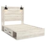 Cambeck Queen Panel Bed with Storage, Dresser, Mirror and Nightstand - Image 3