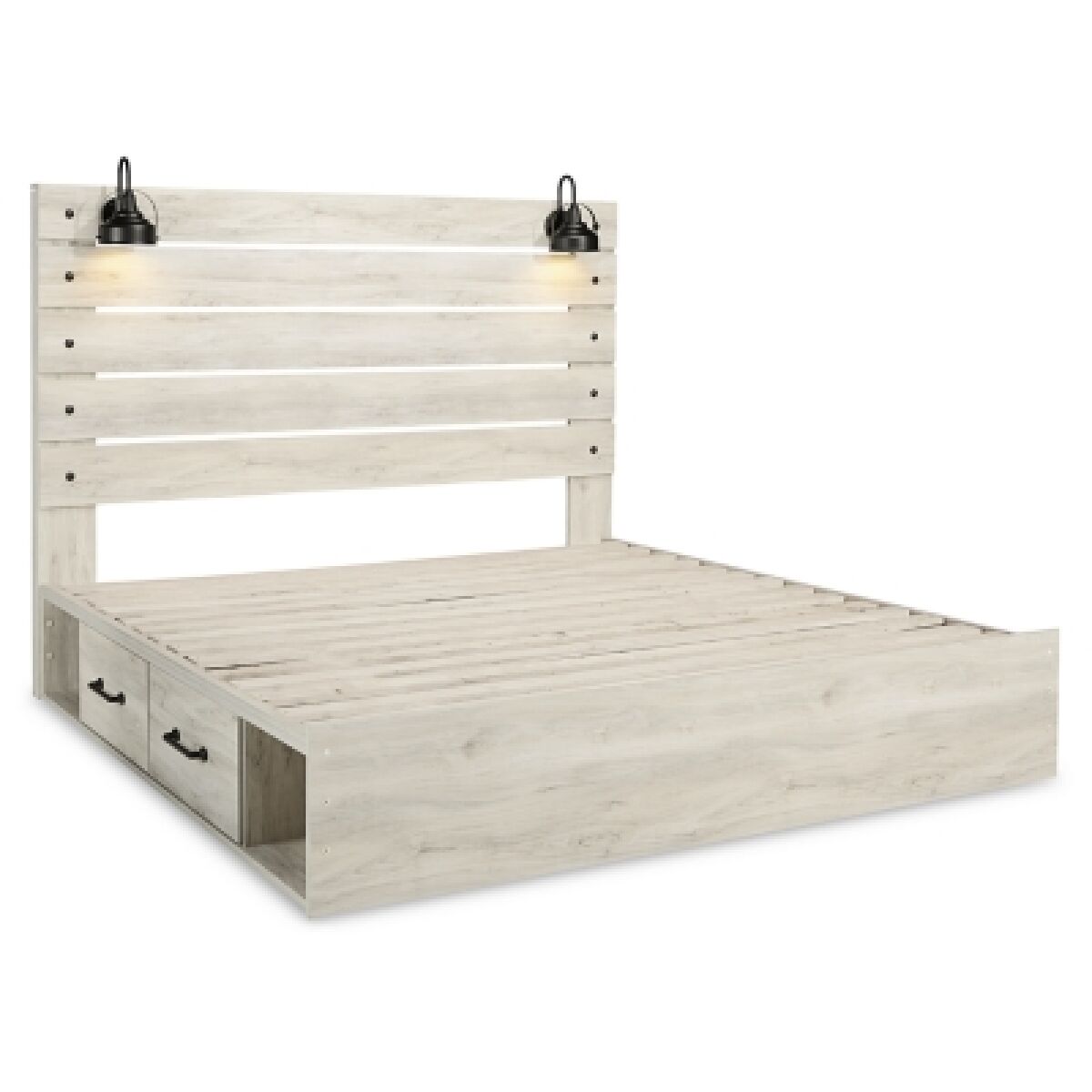 Cambeck King Panel Bed with Storage, Dresser, Mirror and Nightstand - Image 3