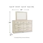 Bellaby King Panel Storage Bed, Dresser, Mirror and Nightstand - Image 8