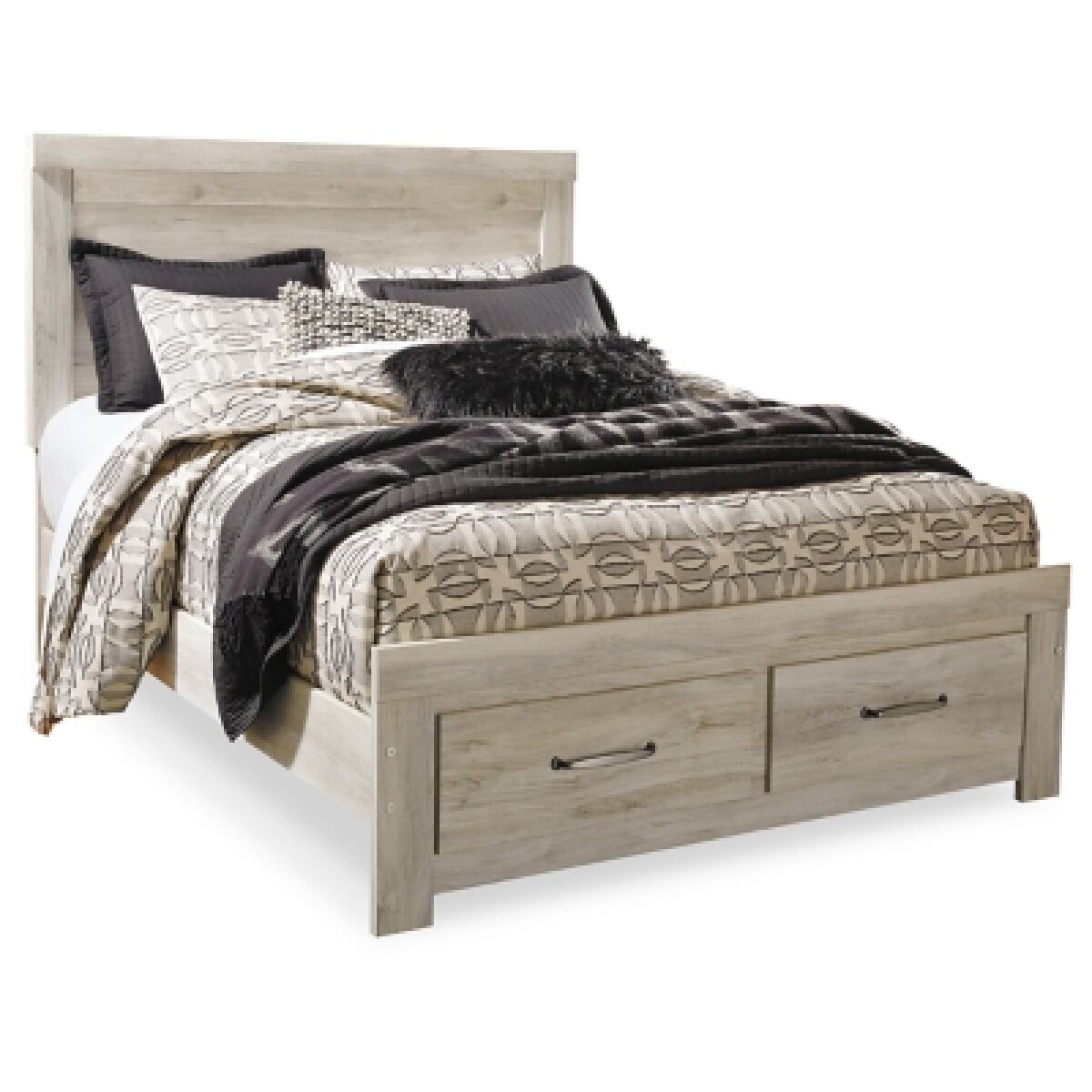 Bellaby Queen Panel Storage Bed, Dresser, Mirror and Nightstand - Image 3