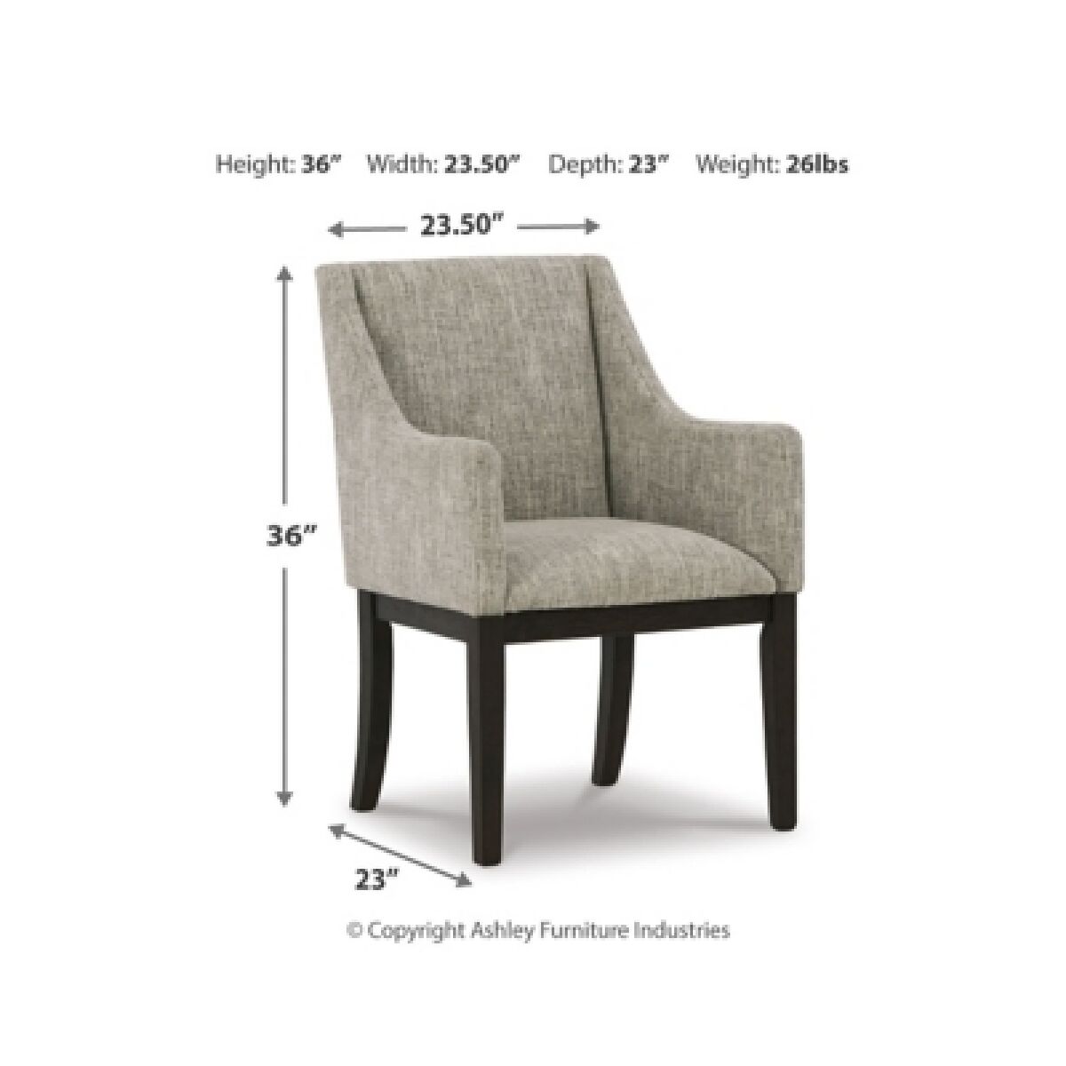 Burkhaus Dining Arm Chair - Image 8