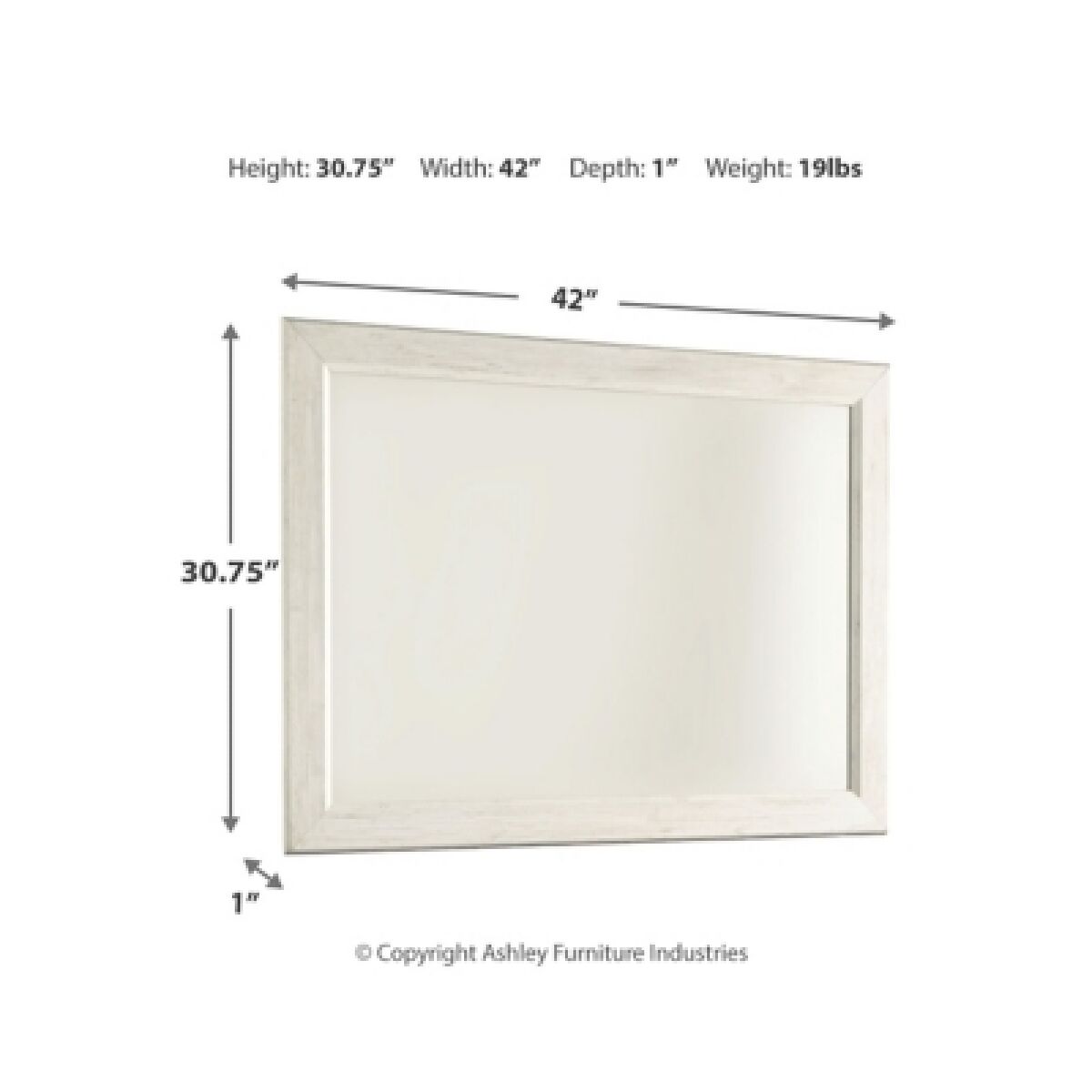 Willowton Bedroom Mirror - Image 3