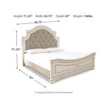 Realyn King Upholstered Panel Bed - Image 5