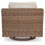 Beachcroft Outdoor Swivel Lounge with Cushion - Image 7