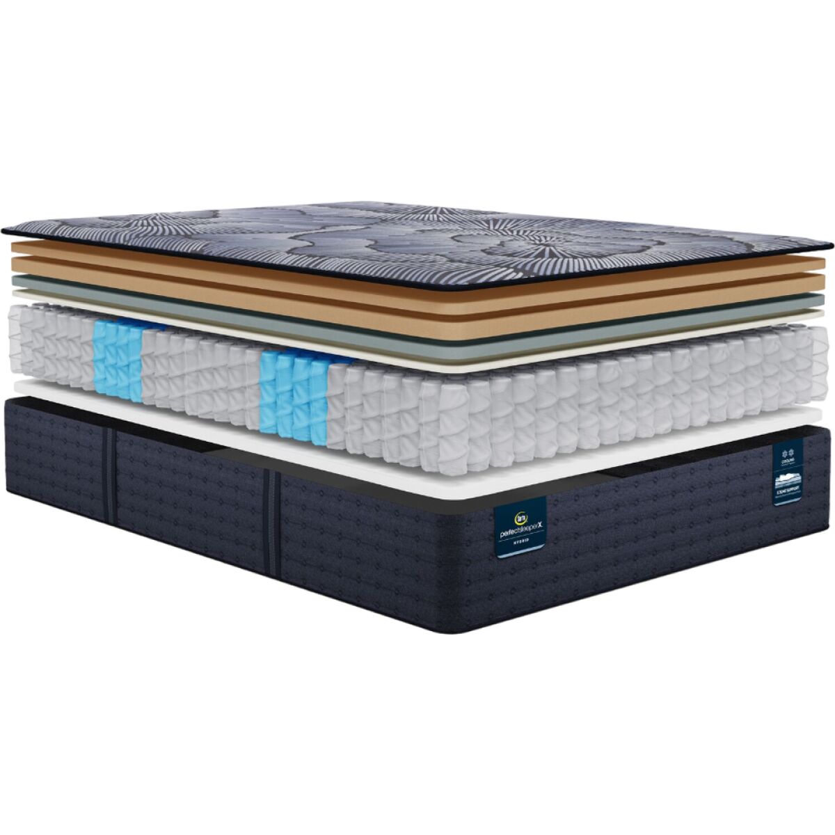 Serta perfectsleeper X Kendall 13" Hybrid Plush Smooth Top Mattress - Image 4