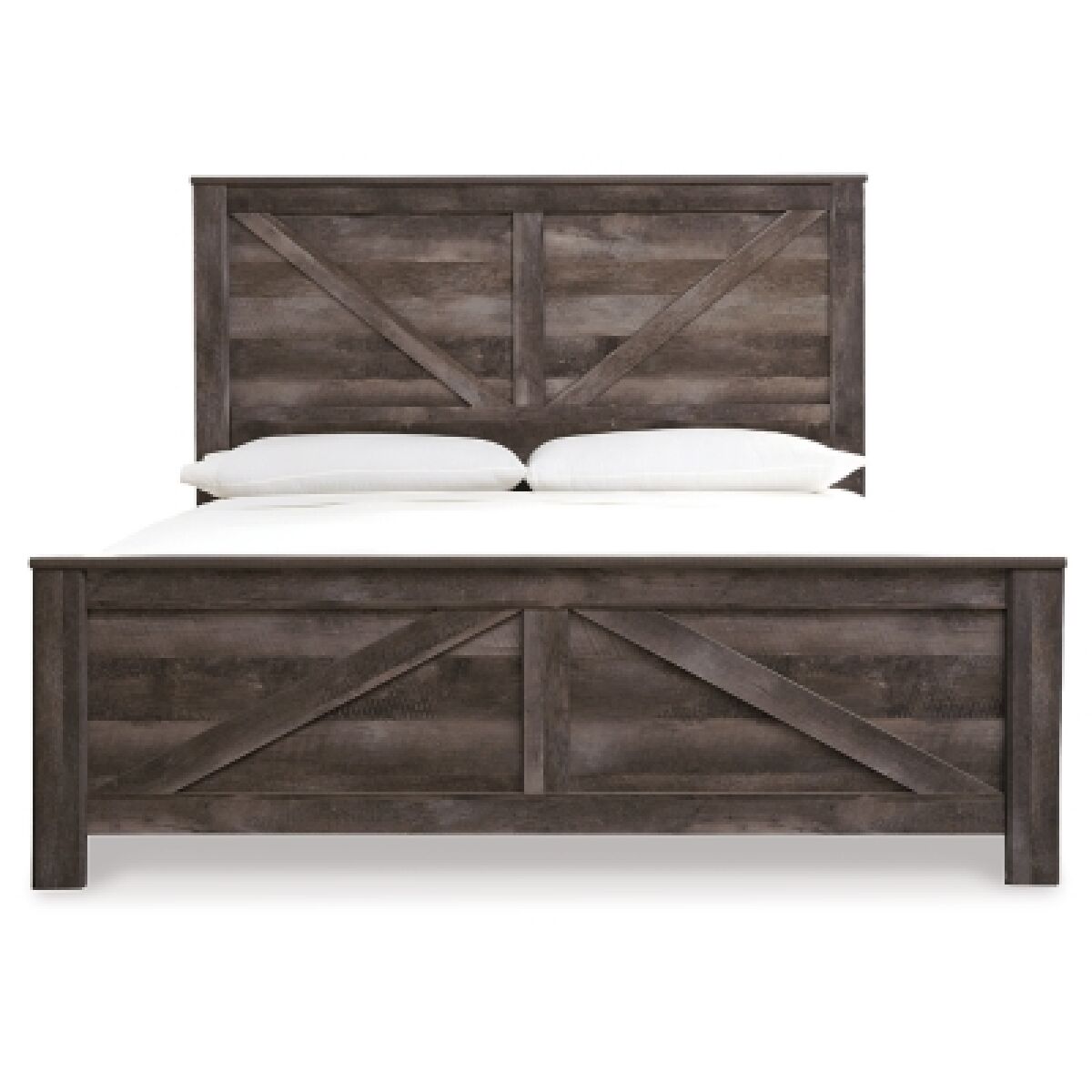 Wynnlow King Crossbuck Panel Bed - Image 8