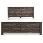 Wynnlow King Crossbuck Panel Bed - Image 8