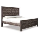 Wynnlow King Crossbuck Panel Bed - Image 7