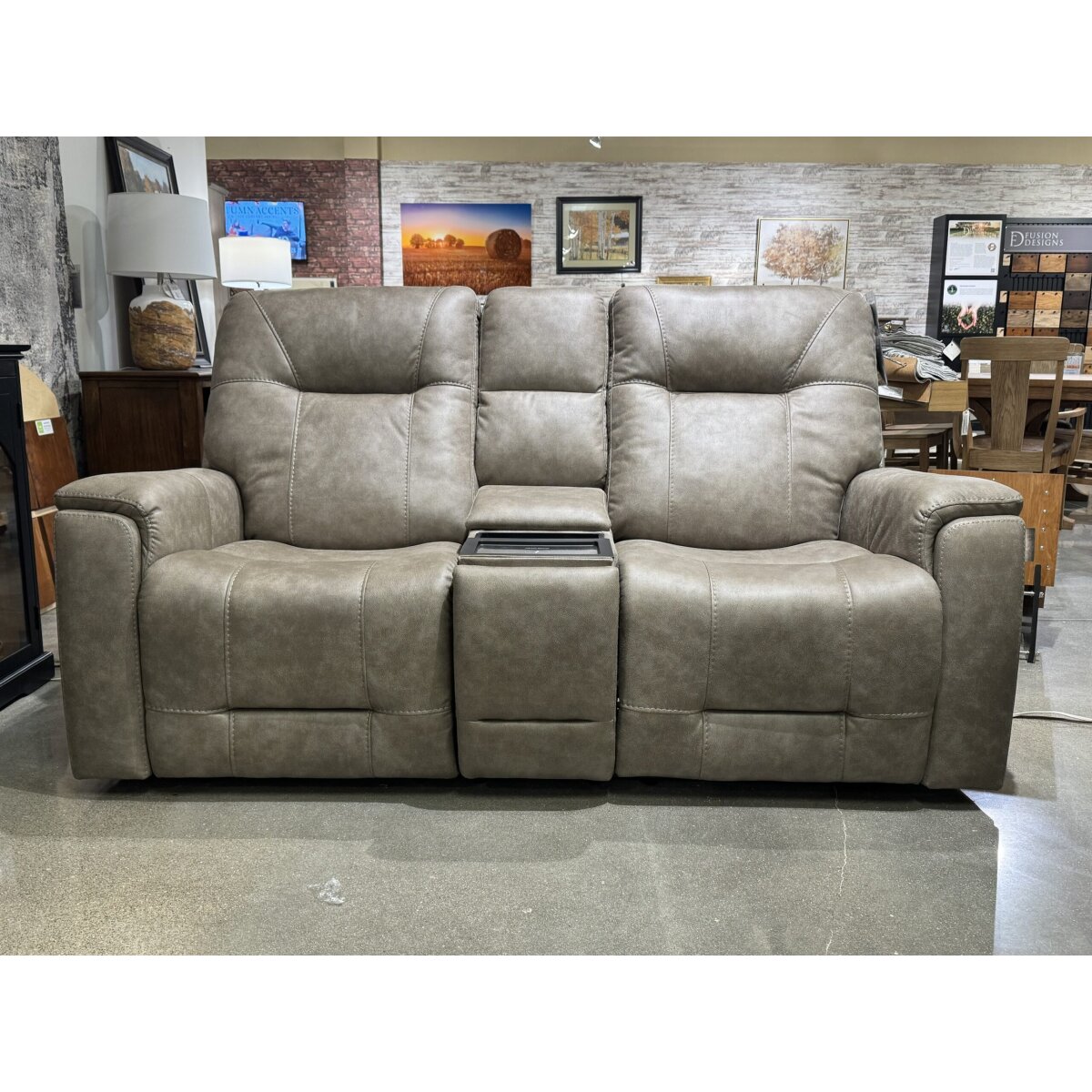 Power reclining sofa with HR + Lumbar - Image 4
