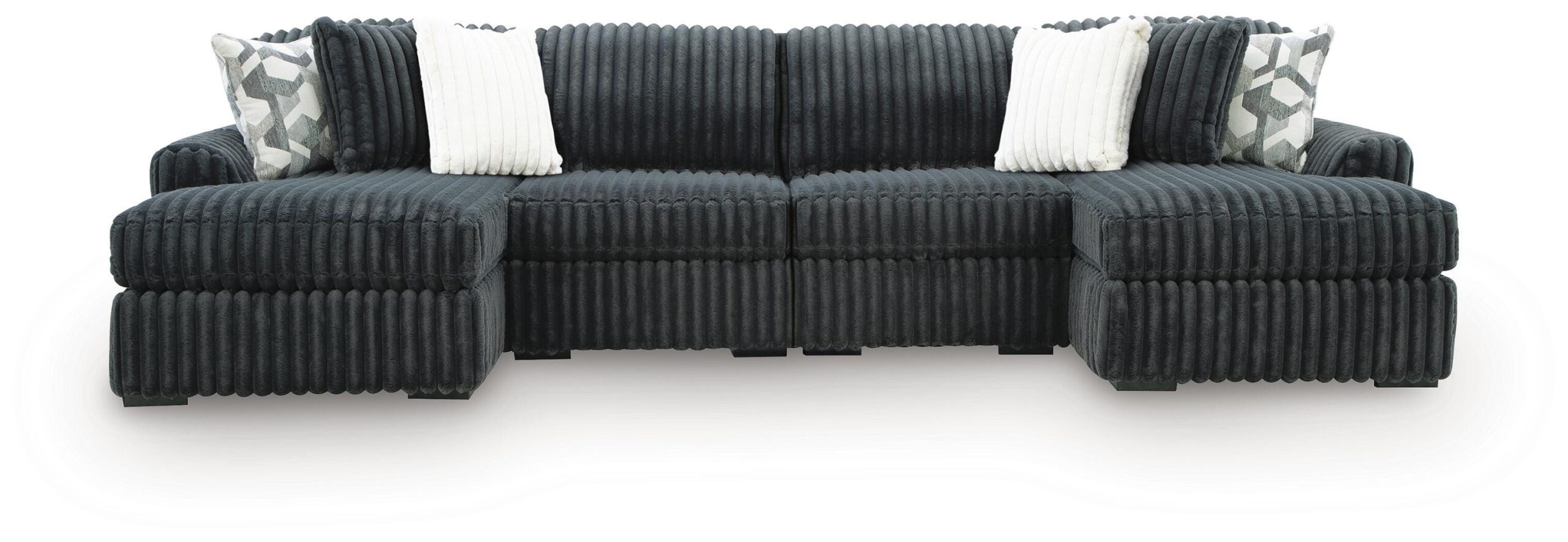 Midnight-Madness 4-Piece Double Chaise Sectional – Deets Furniture