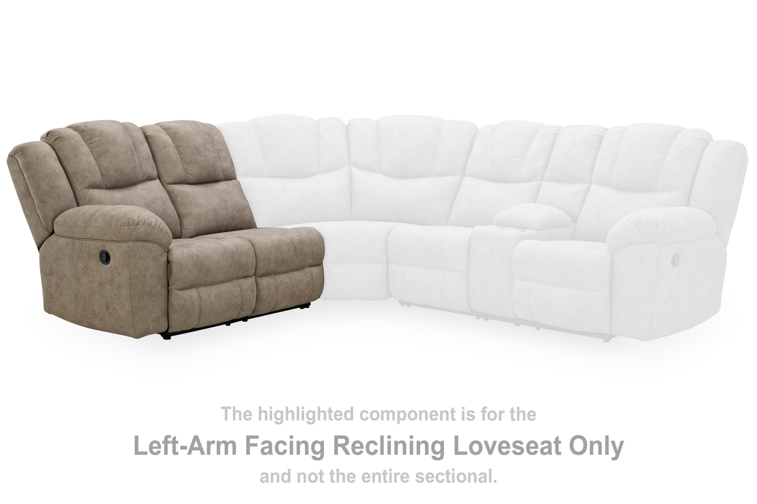 Pearce-Pike Left-Arm Facing Reclining Loveseat - Image 2