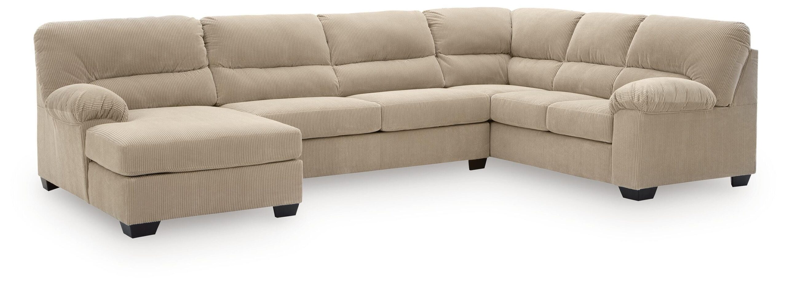 SimpleJoy 3-Piece Sectional with Chaise
